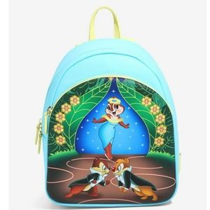 NWT Loungefly Disney Chip ‘n’ Dale Clarice Tropical Backpack